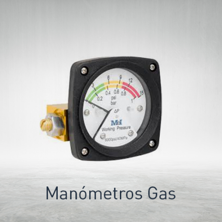 Manómetros de gas
