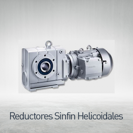 Reductores sinfín helicoidales